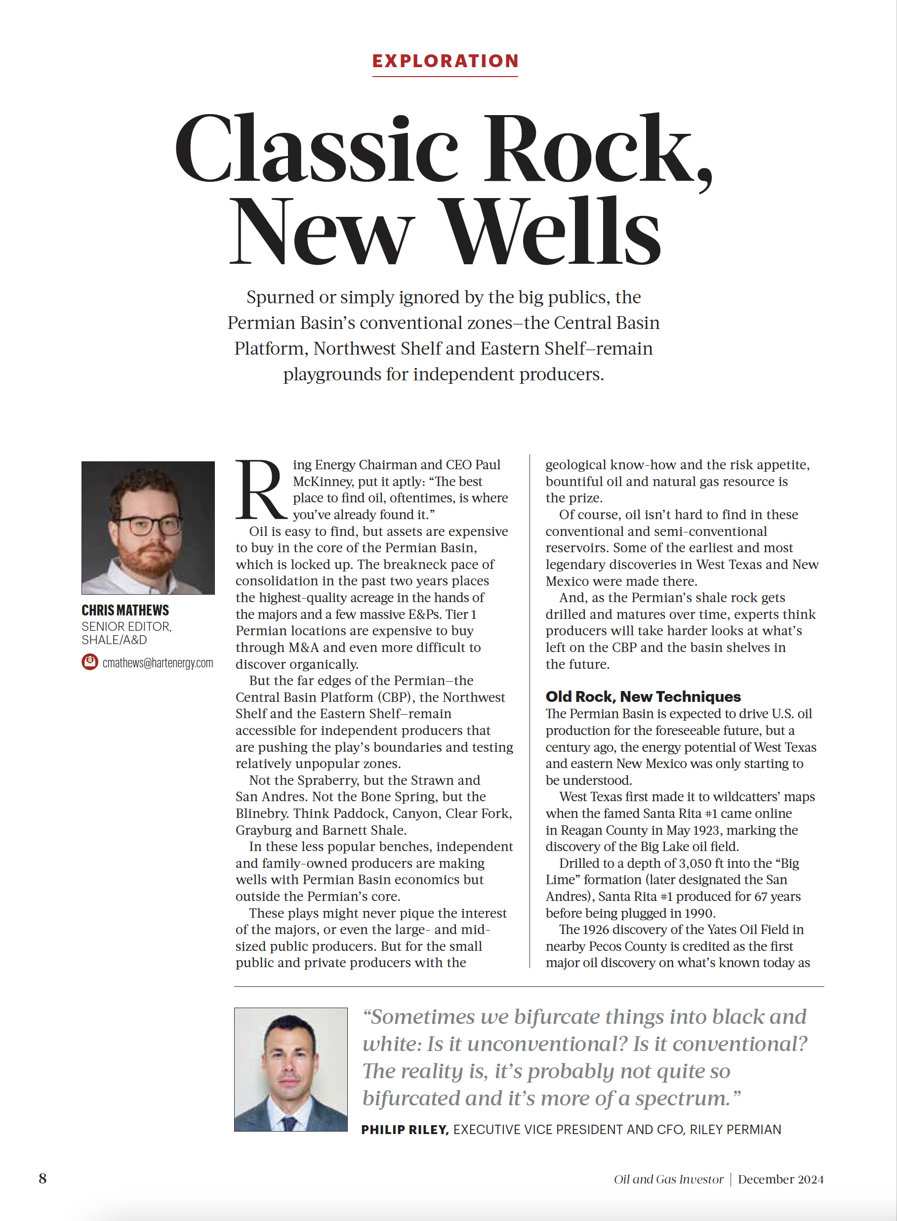 Oil & Gas Investor-Dec 2024-Classic Rock New Wells-p8